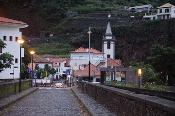 Fototapeta na wymiar Sao Vicente town, Madeira. October 2019. 
