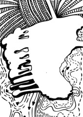 Vector illustration of abstract cartography / meteorology / topography image. Abstract background / texture.