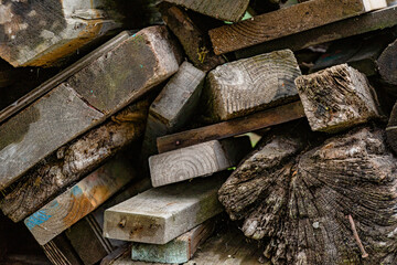 Stacked Wooden Blocks