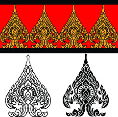 thai art pattern