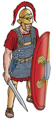 Ancient Rome - Roman centurion of the first republic