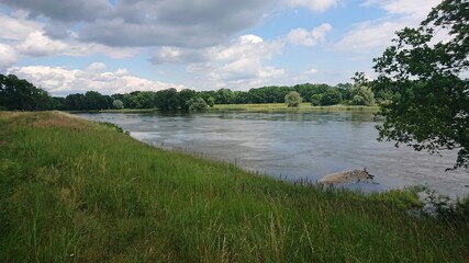 Rzeka Odra. Polska.
