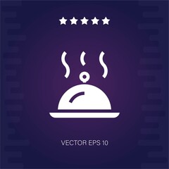hot meal vector icon
