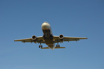 Airbus 319 landing at DCA