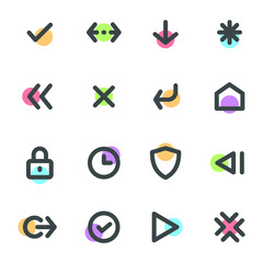 simple icon set bundle collection