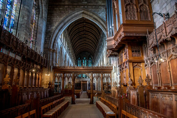 Innenaufnahme der Dunblane Cathedral in Schottland