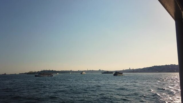 Bosporus Feribot tour. main Istanbul attractions, Bosphorus bridg, Hagia Sophia.