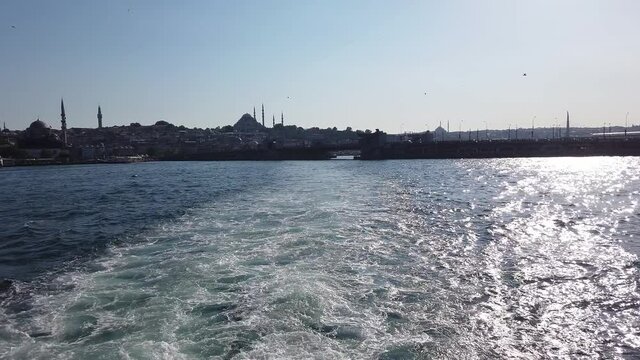 Bosporus Feribot tour. main Istanbul attractions, Bosphorus bridg, Hagia Sophia.