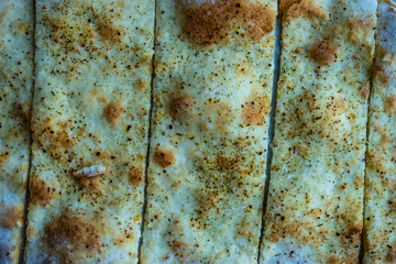 Traditional italian bread with herbs focaccia