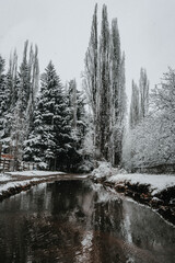 river in winter