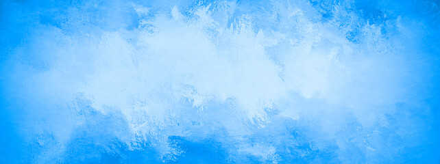 Blue grunge background. Abstract texture on cold colors