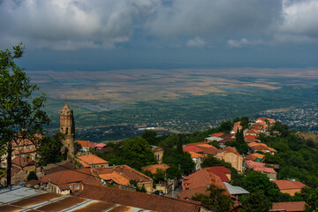 Famous view to the old town of Sighnaghi © Anna Bogush