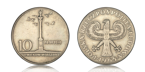 PLN 10, 1965 - VII century Warsaw
