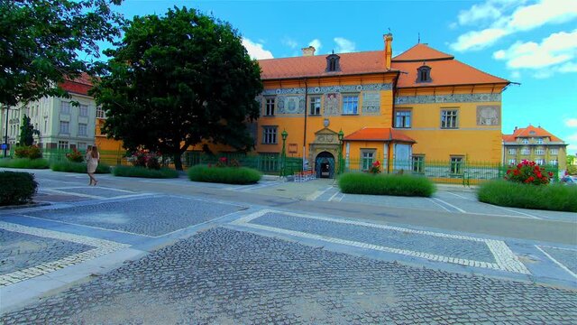 Historic Renaissance Palace, Europe, CZ, Prostejov