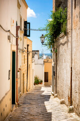 Obraz premium Oria. Small medieval center, Jewish quarter. Puglia, Apulia, Italy