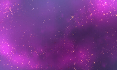 Fototapeta na wymiar abstract festive magic shiny purple background with stars