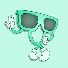 nice sunglasses art draw