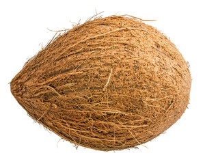 Coconut isolated on white background