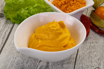 Curry sauce in the bowl