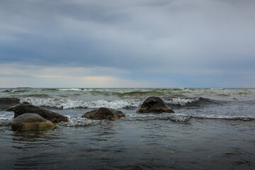 Wellen an der Ostsee