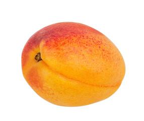 Apricot isolated on white background with clipping path
