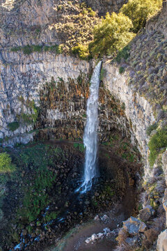 Perrine Coulee waterfall, located at  Twin Falls, Idaho