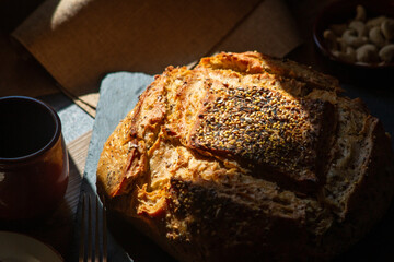 French field bread with cereals
