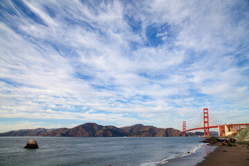 Fototapeta na wymiar Golden Gate Bridge, San Francisco 