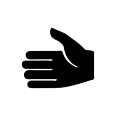 vector illustration icon of Finger Glyph