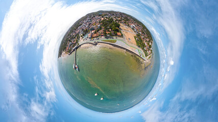 Pequeno Planeta de Mar Grande,  municipio de Vera Cruz, Ilha de Itaparica, Bahia © Sérgio Rocha