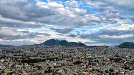 Paisaje del pueblo de México