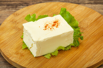 Greek traditional soft feta cheese