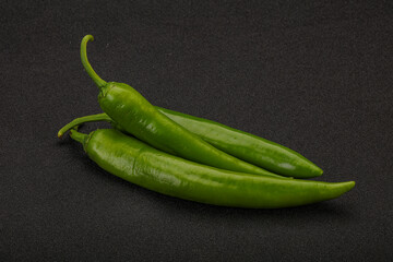 Ripe tasty spicy green pepper