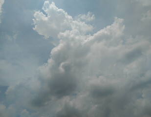 blue sky with clouds