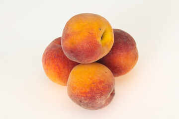 Sweet peach isolated on white