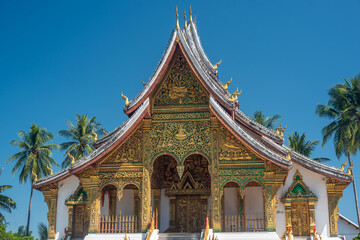 Buddhist temple in Luang Prabang in Laos