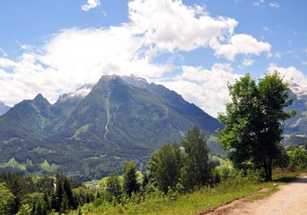 Fototapeta premium Unterwegs am Jenner im Berchtesgadener Land
