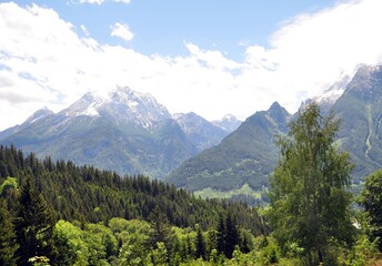 Fototapeta na wymiar Unterwegs am Jenner im Berchtesgadener Land