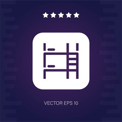 bunkbeds vector icon