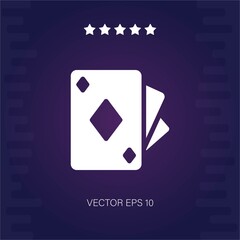 cards of diamonds vector icon