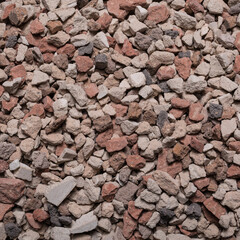 Decorative stone wall as background.