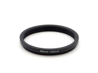 Step-Down Ring Adapter for Camera Filters and Lenses isolated on white background