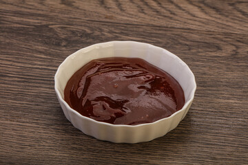 Traditional Barbicue sauce in the bowl