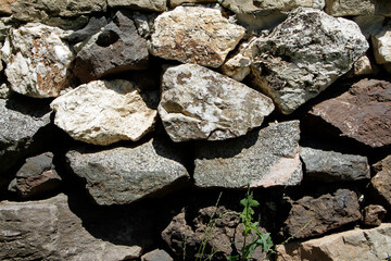 Wall, stone, Rock, Hohe Klinge, Trusetal, Thueringen, Germany, Europe