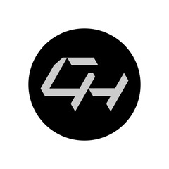 AW Letter Logo Design With Simple style