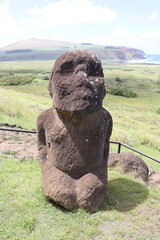 Moaï à Rano Raraku, île de Pâques