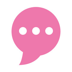 speech bubble message chat social media isolated design icon