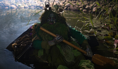 Fantastic image of Poseidon. Fine Art Fairy Tale Photography.