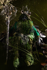 Fantastic image of Poseidon. Fine Art Fairy Tale Photography.