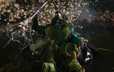 Fantastic image of Poseidon. Fine Art Fairy Tale Photography.